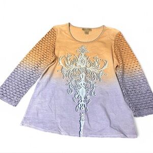 Women's Gradient Long Sleeve Top